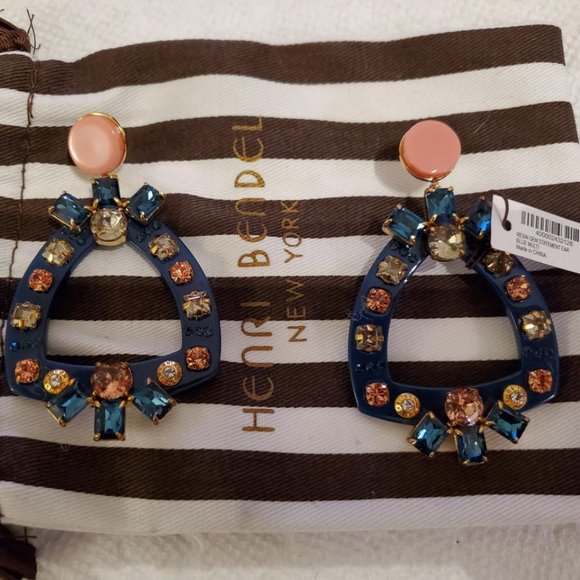 henri bendel Jewelry - Henri Bendel Resin Gem Statement Earring